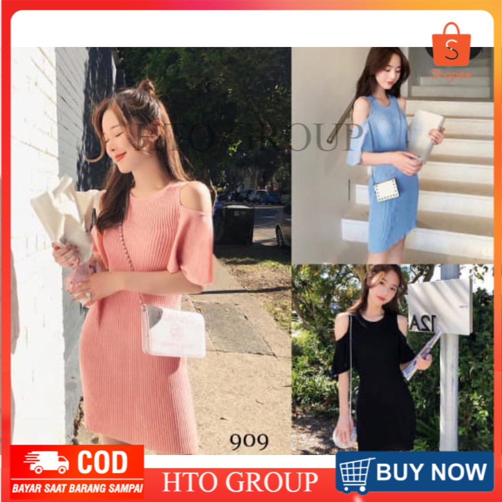 baju terusan wanita Casual - Mia Knitt Dress