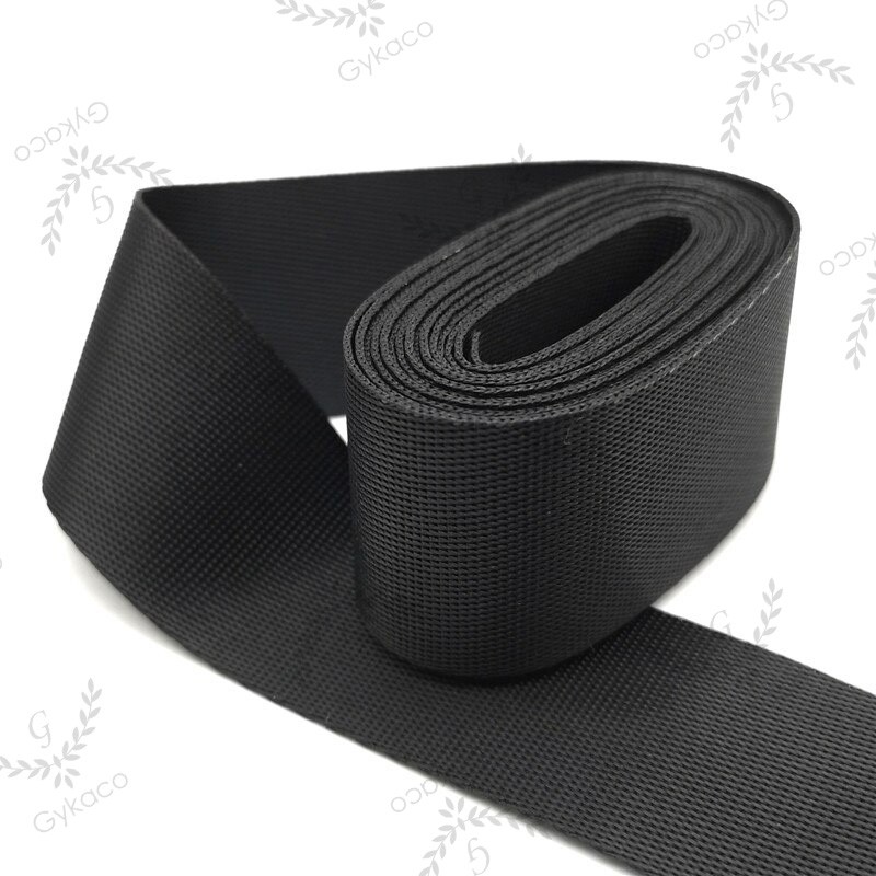 Tali Bisban / Webbing Nylon TEBAL (HITAM) 4 cm (HALUS - IMPORT) - Aksesoris Tas &amp; Dompet Wanita Fashion (IMPORT)