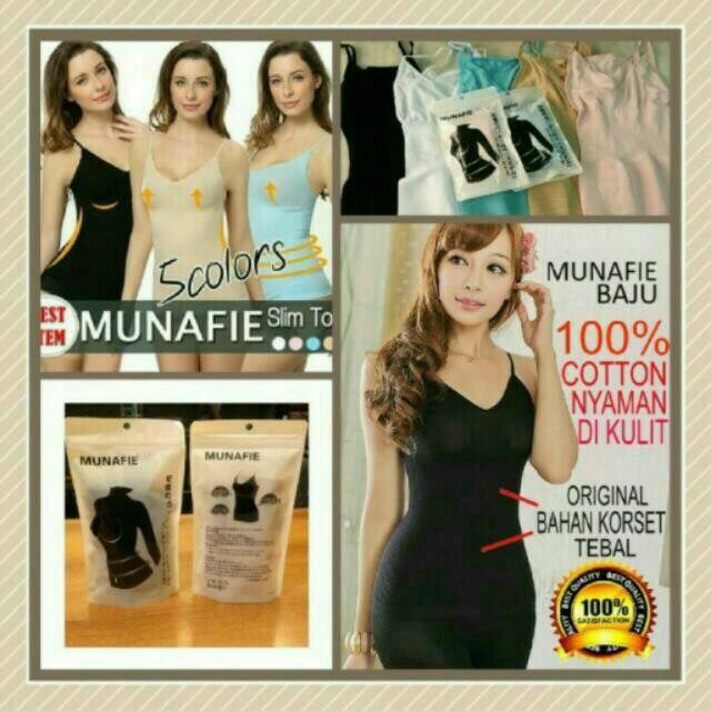 `ღ´ PHINKL `ღ´ Munafie tanktop camisol camisole baju tank top pengecil perut menaikkan payudara