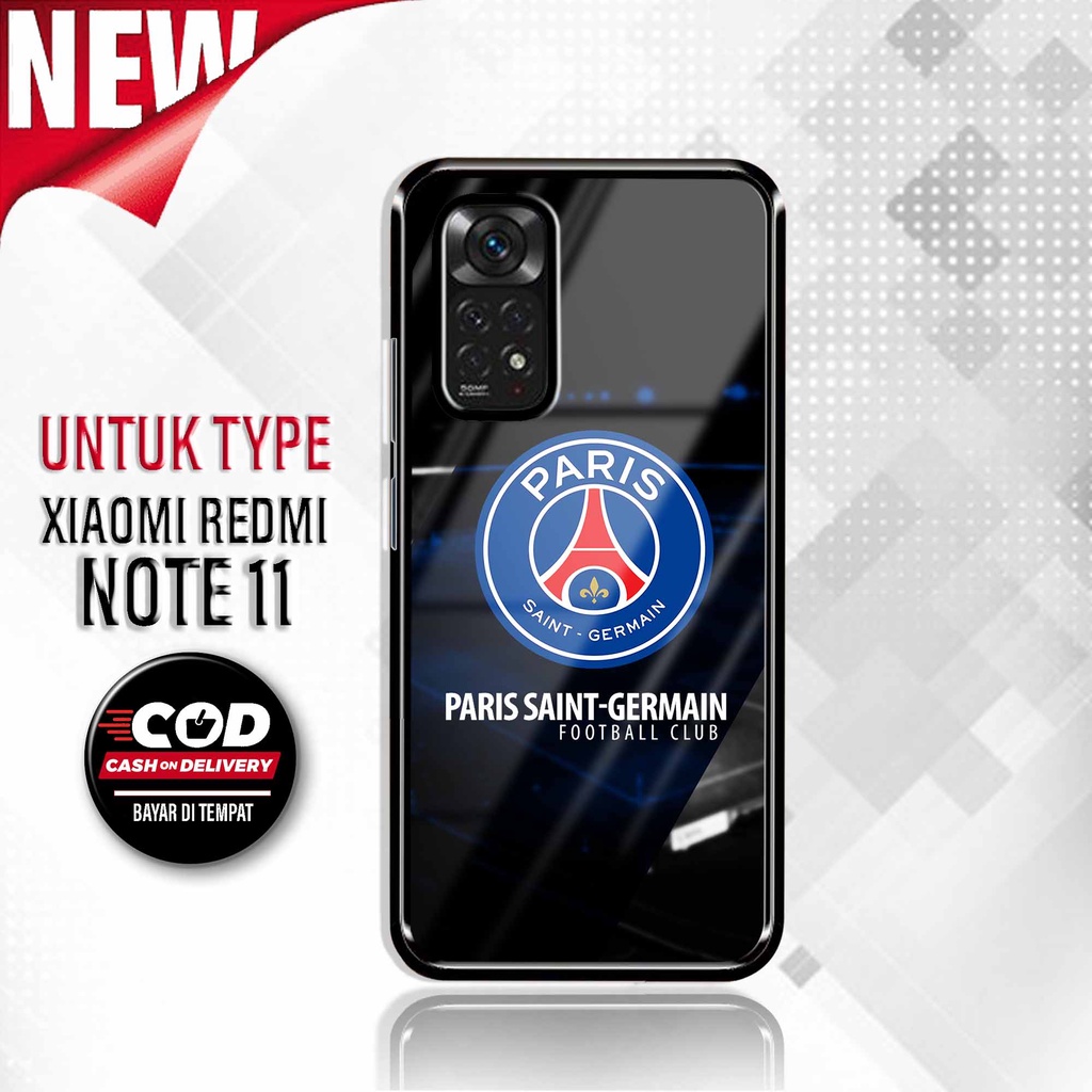Case Redmi Note 11 - Hardcase Xiaomi Redmi Note 11 - Silikon Motif [ Club Bola 1 ] - Cassing Murah R