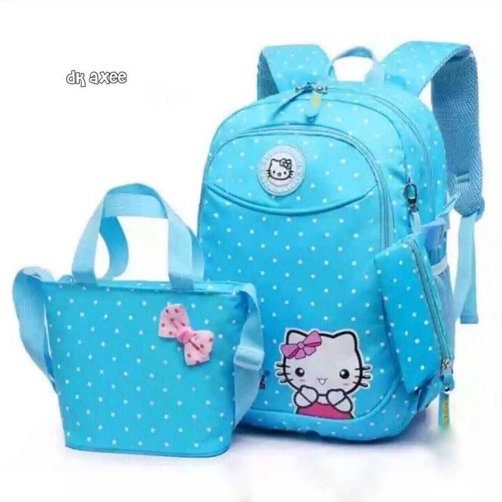 PTM-tas ransel anak sekolah sd-smp-tas ransel cewek hk-tas sekolah 3in1