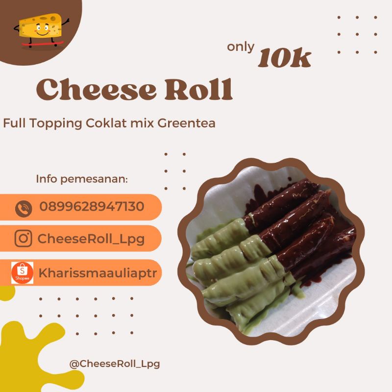 keju aroma coklat / cheese choco roll