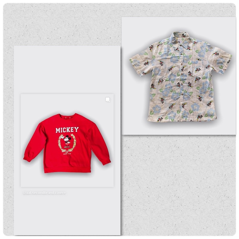 CREWNECK MICKEY+KEMEJA MICKEY