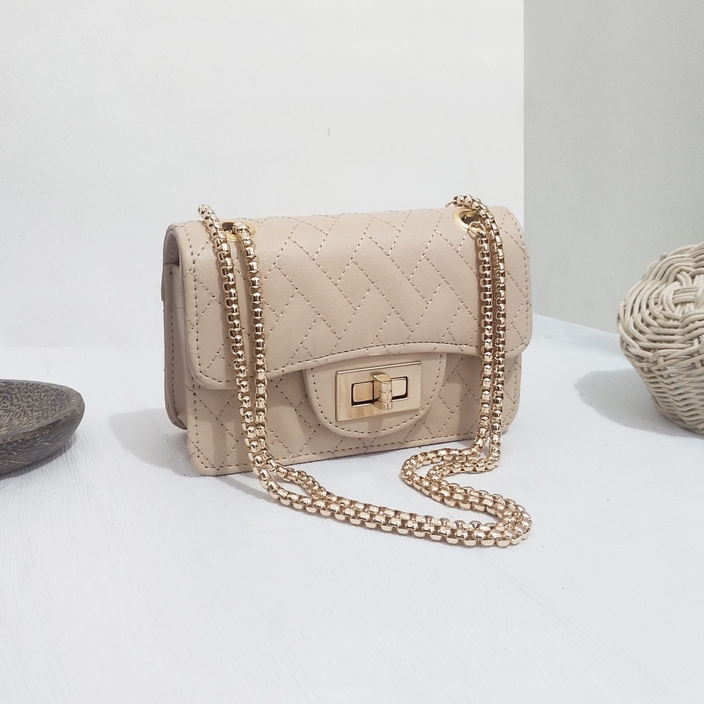 TAS SELEMPANG WANITA PREMIUM JINJING SLING BAG TOP HANDLE TOTE HAND SHOULDER BAHU TENTENG TALI RANTA