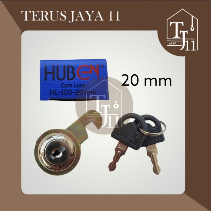 Kunci Laci / Kunci Lemari HUBEN Camlock 103-20MM