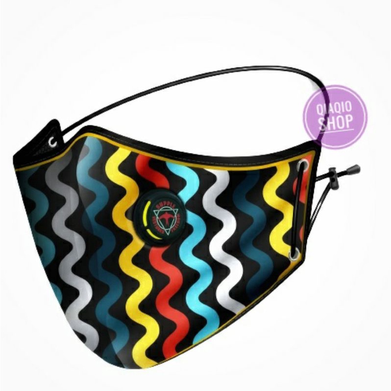 masker tali motif || masker hijab || masker kain stylish