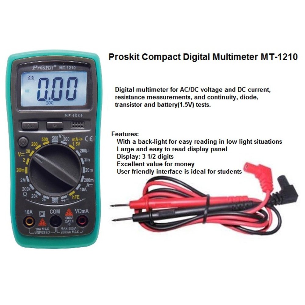 ProsKit MT-1210 Digital Multimeter