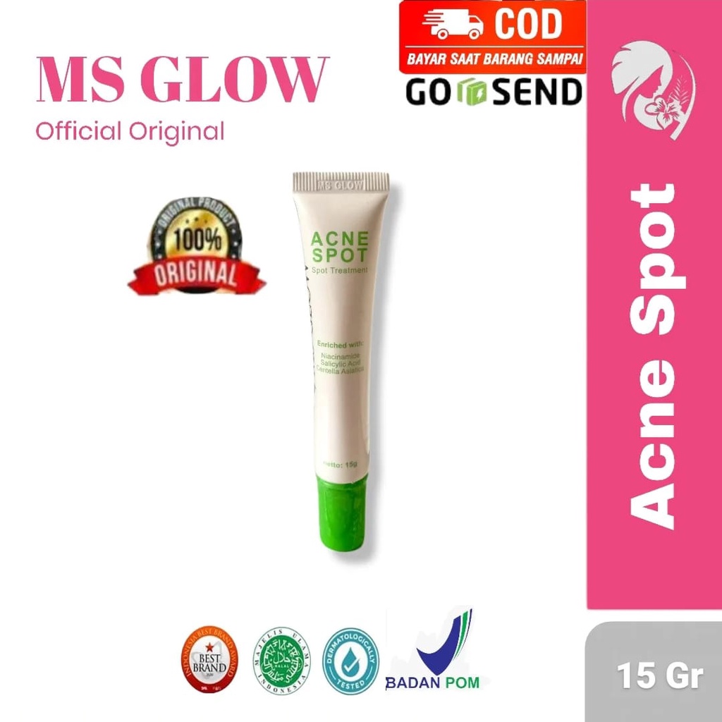 MS GLOW ACNE SPOT CREAM OBAT JERAWAT