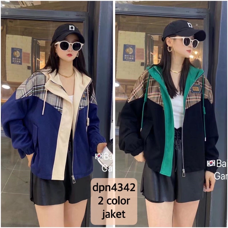 IMPORT KOREAN HOODIE JACKET WANITA