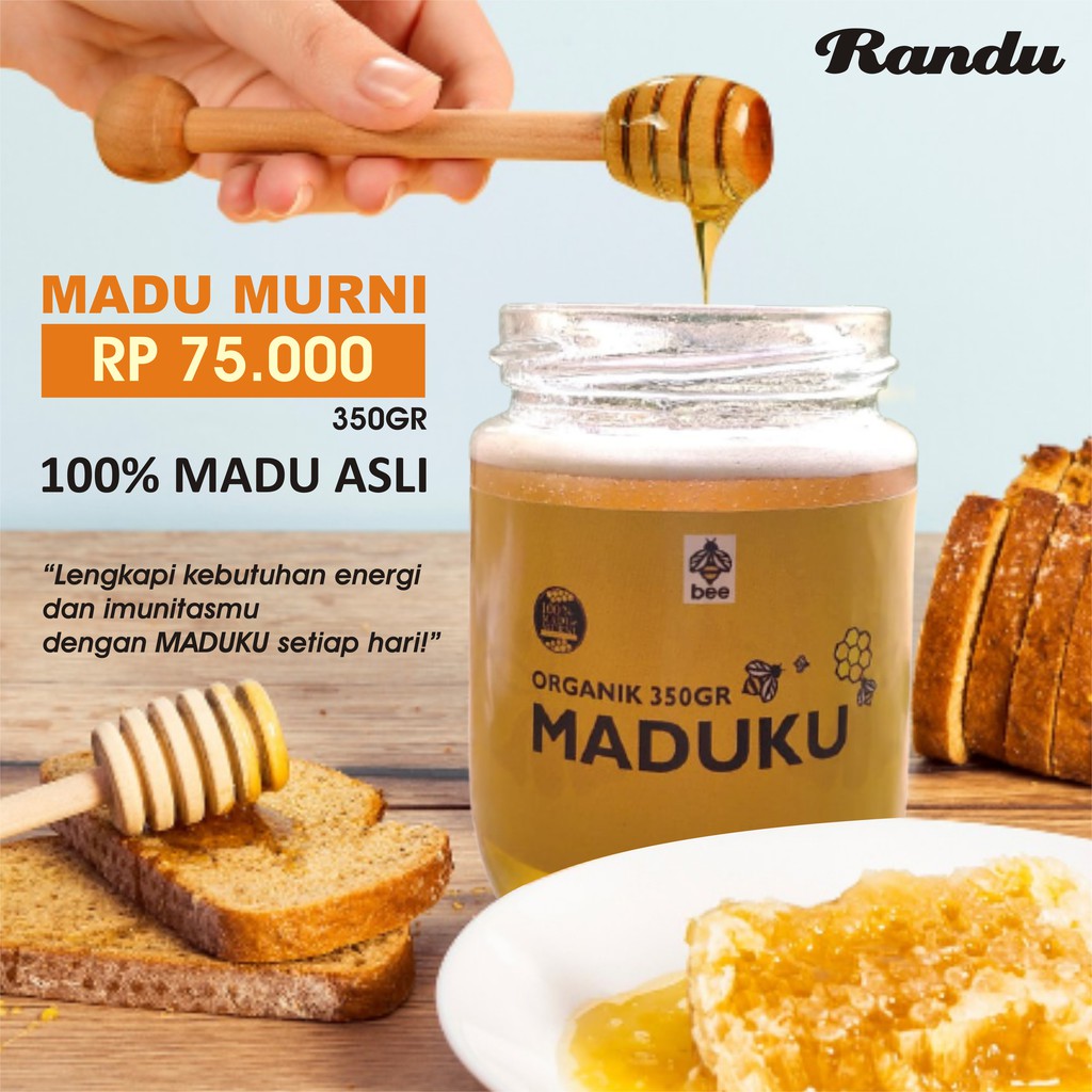 

Madu Murni Randu MADUKU 350GR