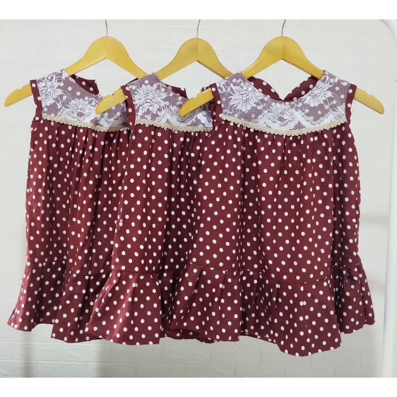 BAJU DRESS ANAK 3-5 TAHUN / DRESS ANAK CINTA/ BAJU ANAK KEKINIAN