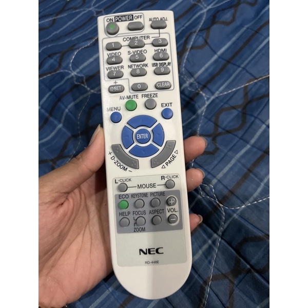 REMOTE REMOT PROYECTOR PROYEKTOR NEC RD-448E ORIGINALI ASLI