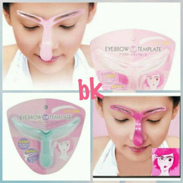 Cetakan alis generasi 2 gen 2 kecantikan make up rias salon eyebrow template