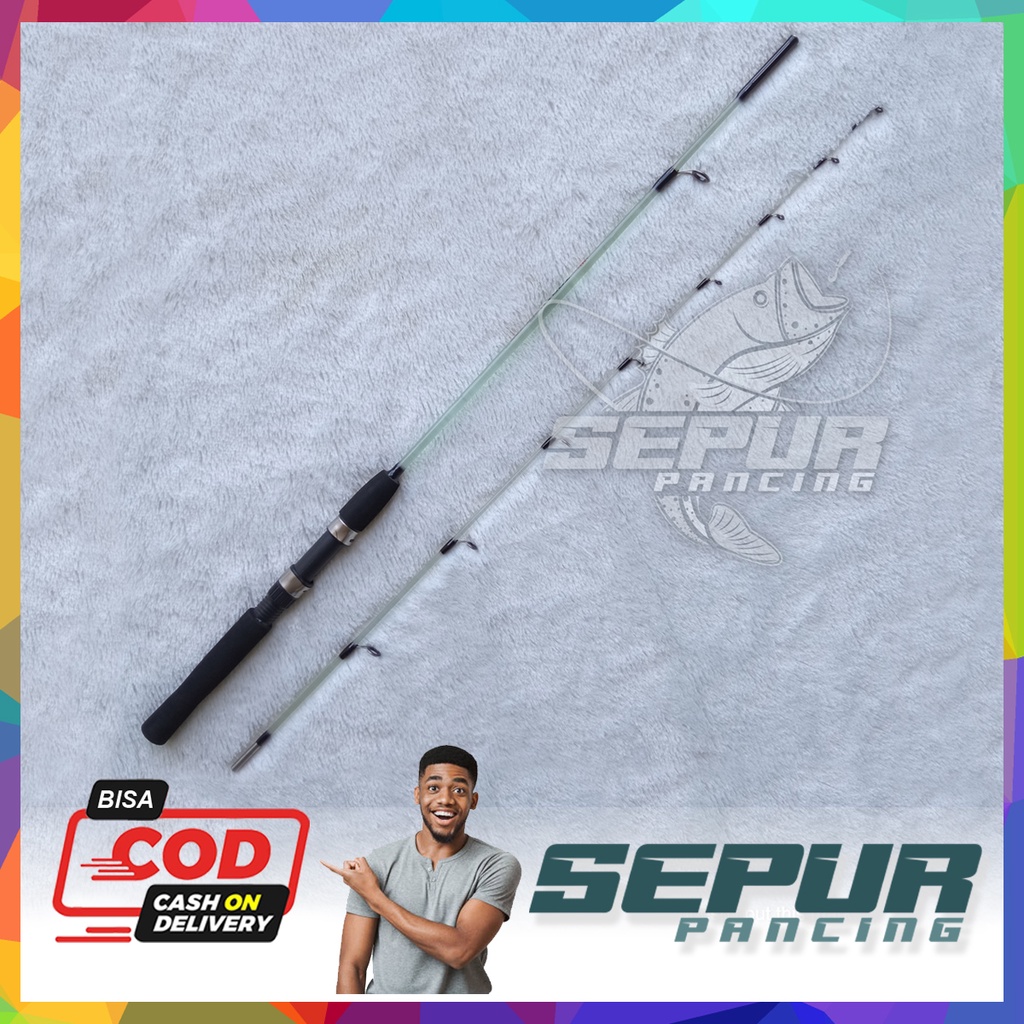 JORAN Pancing GAMARU TOPAN Sambung 2 Fiber Solid - Action Lentur