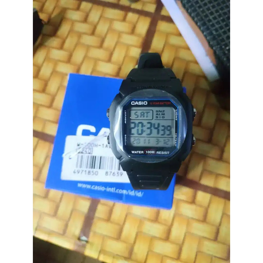 CASIO W 800H W-800H ORIGINAL GARANSI RESMI