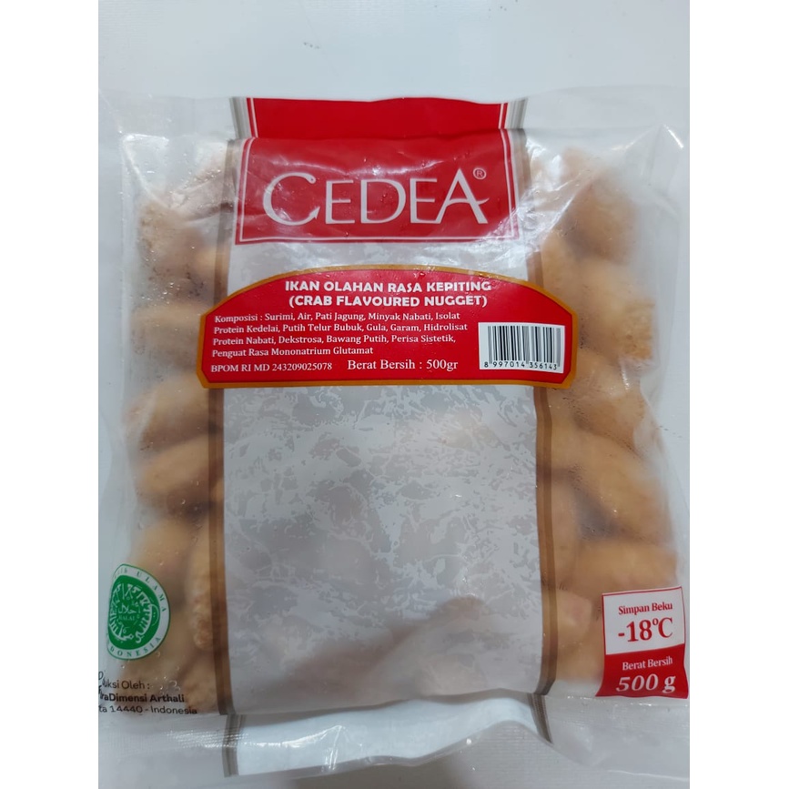 

Cedea Crab Nugget / Ikan Olahan Rasa Kepiting 500gr