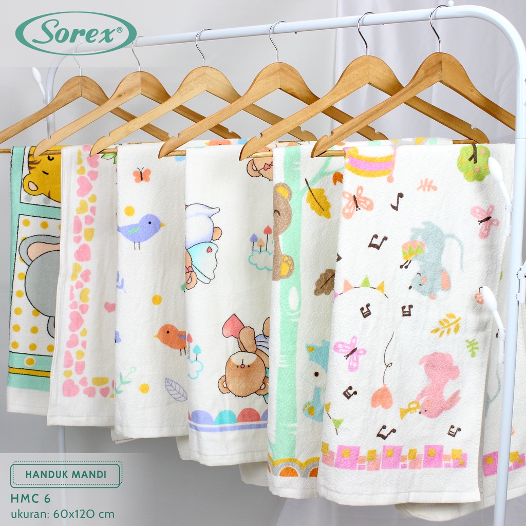 SOREX TOWEL Handuk Mandi Anak - Bayi HMC SERIES Size 60cmx120cm