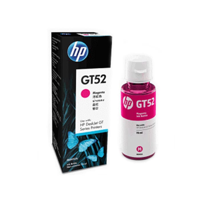 Tinta HP Original GT52 GT 52 Ink M0H54A 70ml Magenta Merah HP Deskjet GT 5810 GT5810 GT 5820 GT5820