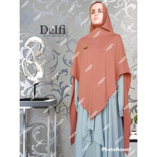 Khimar Anatari Ori FO hijab Jersey Syari-Delfi