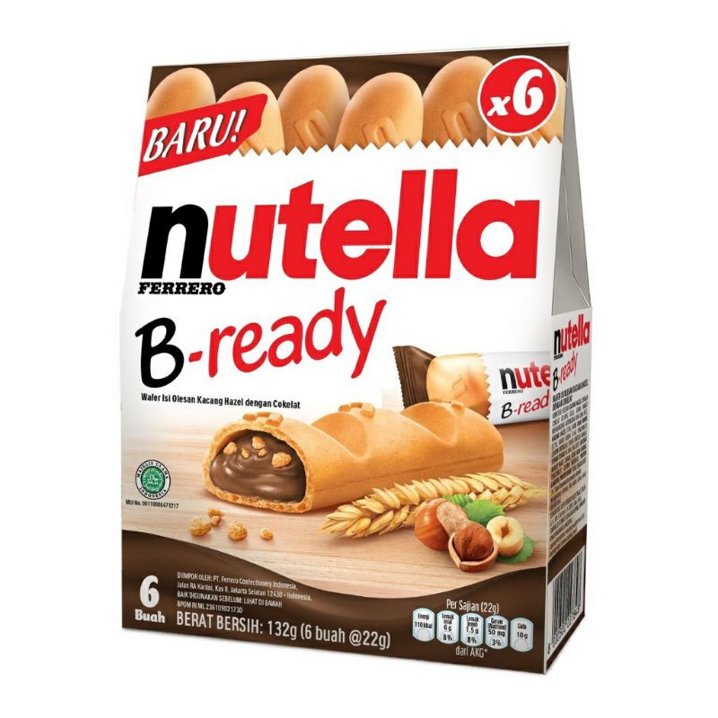 Nutella B ready isi 6pc