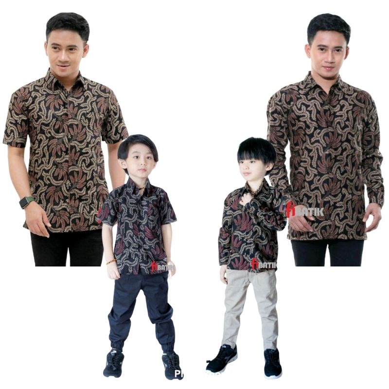 KEMEJA BATIK ANAK COWOK//BAJU BATIK ANAK COWOK//BATIK ANAK LAKI LAKI / Couple Batik Ayah Dan Anak