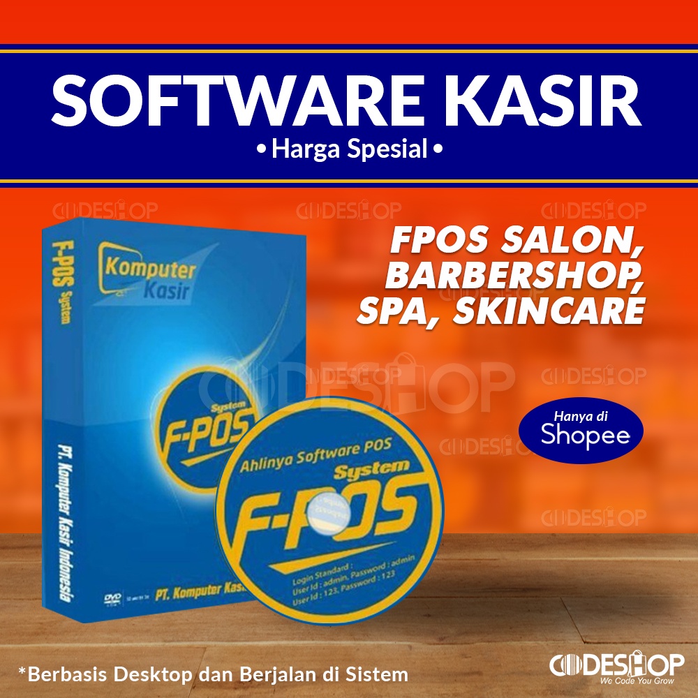 Program Aplikasi F-Pos Salon Software Originial