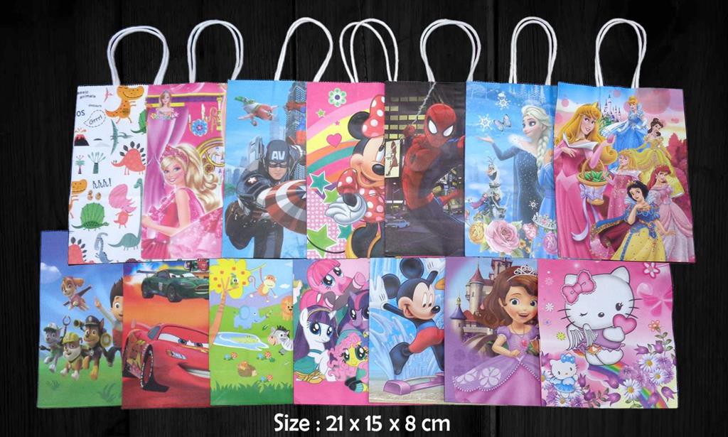 

1 PCS TAS BELANJA PAPER BAG MOTIF ANAK UKURAN KECIL