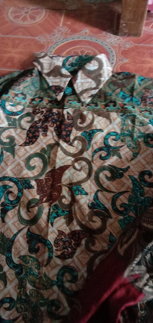 Kemeja Batik Pria Lengan Panjang Bswart Batik Hrb026 Kenango Hem Panjang Padi