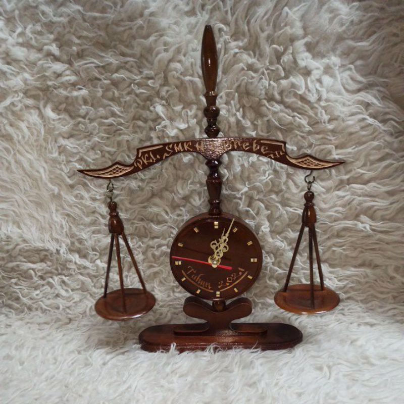 Jam meja - jam kayu - jam timbangan - jam libra - jam unik - jam antik - toko. kayu jati