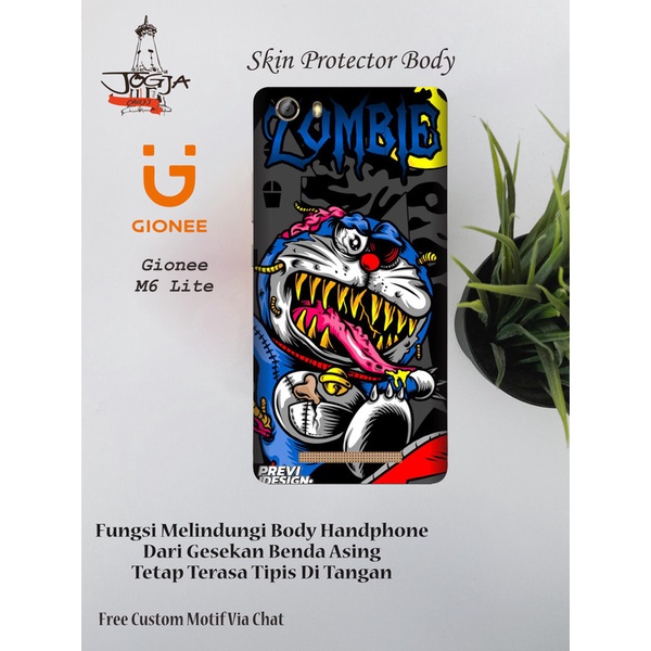 Dapat 2pcs Garskin Gionee M6 Lite motif dorae - Free Custom Motif