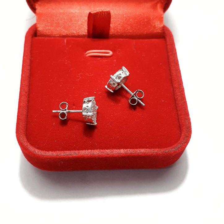 Telah Hadir.. GIWANG PERAK 925 / ANTING TUSUK PERAK 925 LAPIS EMAS PUTIH / ANTING GIWANG TUSUK STUD 