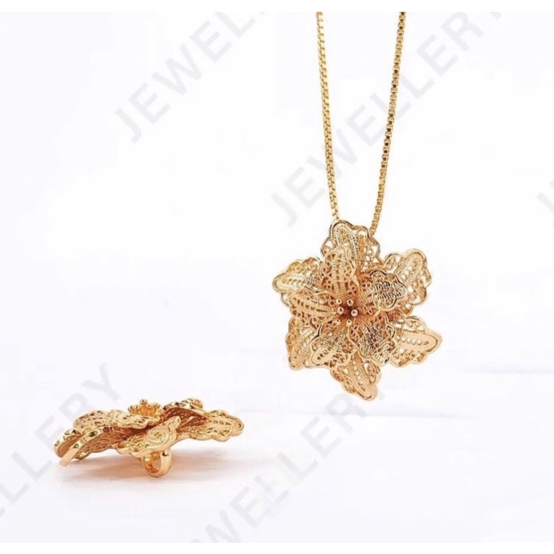 Qrjewellery - Liontin Kendari Lapis Emas Vier Xuping