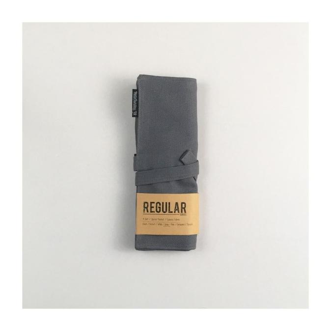 

HELLO SUNDAY Regular Series Roll Pencil Case - Grey