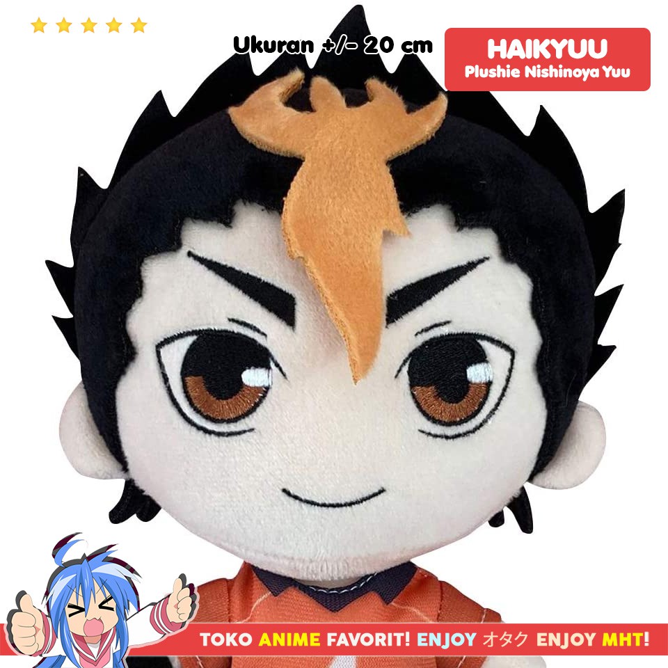 Boneka Anime Haikyuu Plushie Doll Hinata Shoyo Kageyama Tobio Nishinoya Yuu Kenma Kozume Oikawa Toru Kuroo Tetsuro Tsukishima Kei