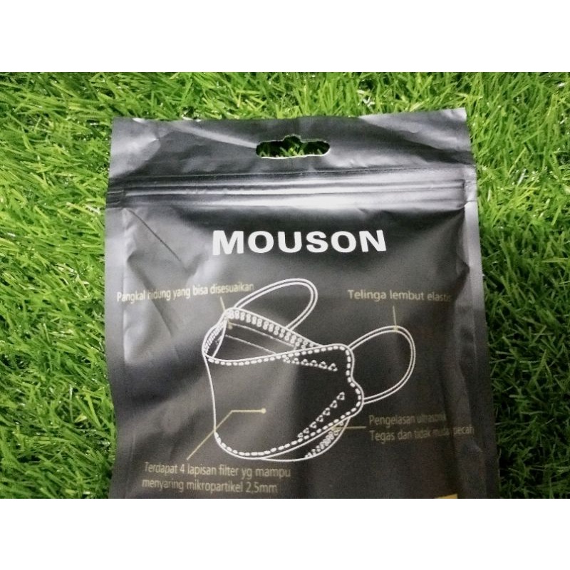 Masker KF94 MOUSON Original Logo TNI POLRI 4 Ply