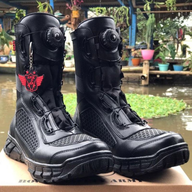 SEPATU PDL TALI PUTAR SARANG TAWON MERK APIK