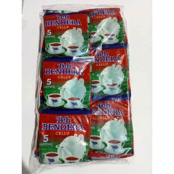 

Teh Bendera celup 1pak 24 sachet @10g