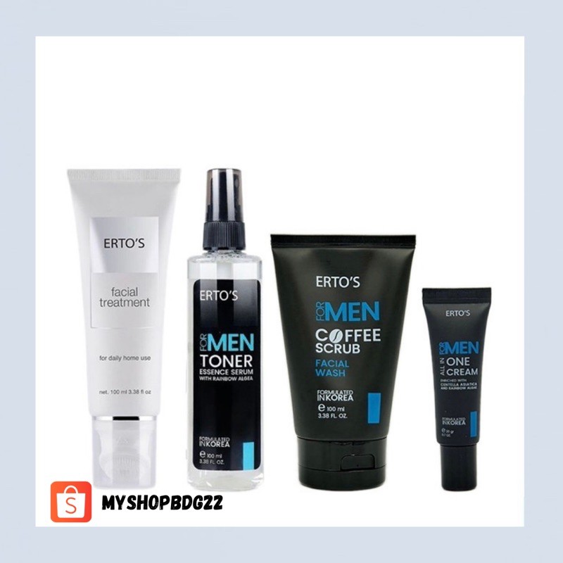 Erto’s Men Series Paket / Paket Combo Ganteng 4Pcs