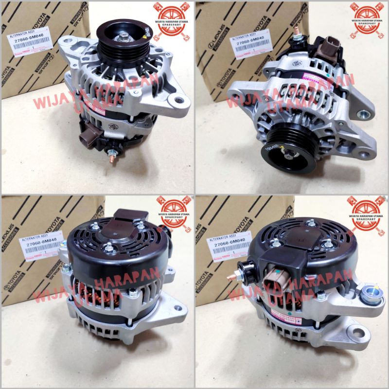 Alternator Assy Dinamo Ampere Toyota Yaris Vios 2006-2013 Original 27060-0M040