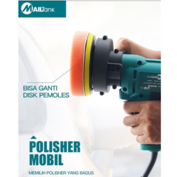 Mesin Poles Mobil Motor Mailtank sh-43 / Car Polisher 5&quot; / Alat poles mobil motor