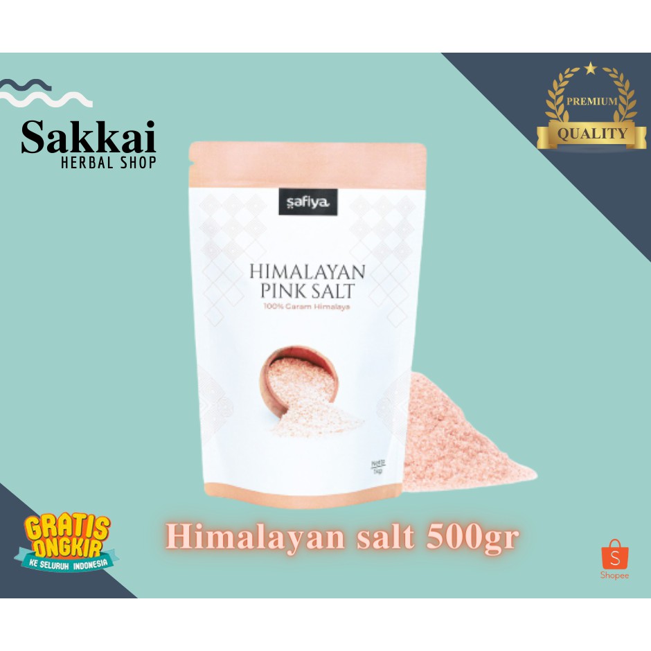 

Garam himalaya pinksalt original premium himalayan salt 500gram