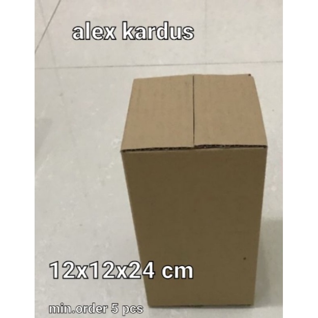 

Kardus / Box / 12x12x24 cm / Karton Packing Polos Baru ST