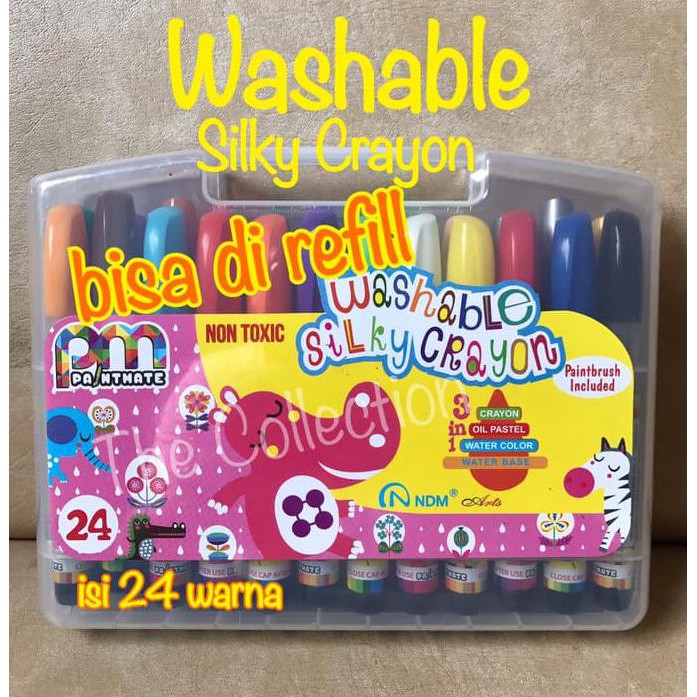 

Update! Atk446Pm 3In1 Isi 24 Washable Silky Crayon 4124Spp Paintmate Krayon Termurah