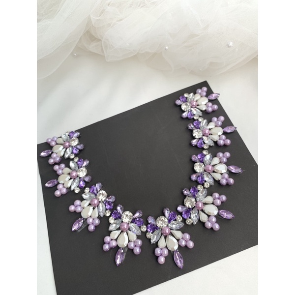 Payet Rangkai Leher Aria Lilac