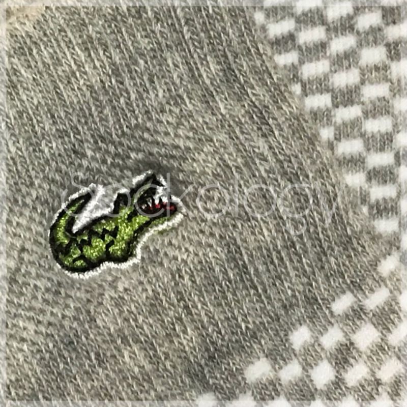 (min 3pcs @27.500) Kaos kaki Sport merk Lacoste 3/4 tebal (Premium Quality)