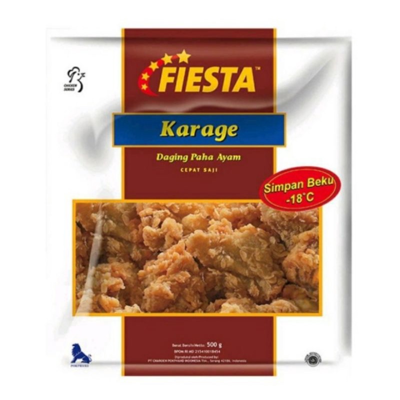 

Fiesta Karage Daging Paha Ayam Cepat Saji 500Gr Paket Twinpack