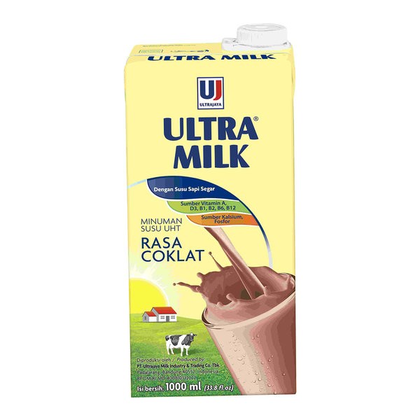 

RK 01 Ultra Milk 1L - Plain - Cokelat