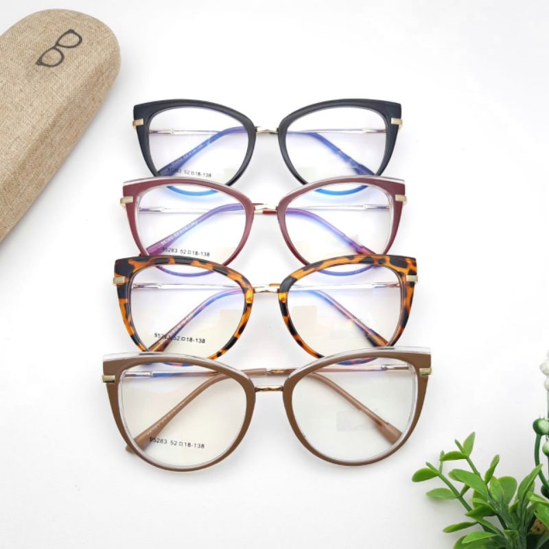 [BISA COD] Kacamata 95283 l Ganti Lensa Minus l Anti Radiasi...