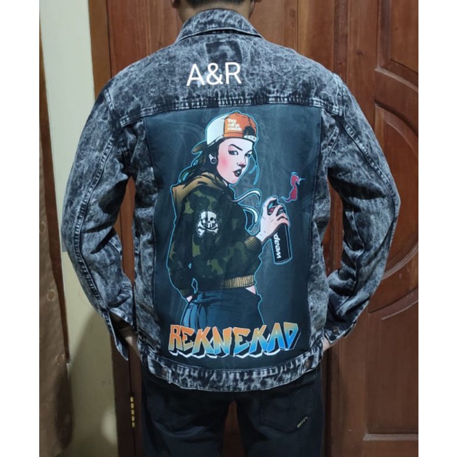 jaket jeans premium/jaket jeans pria wanita/jaket jeans murah/jaket outdoor