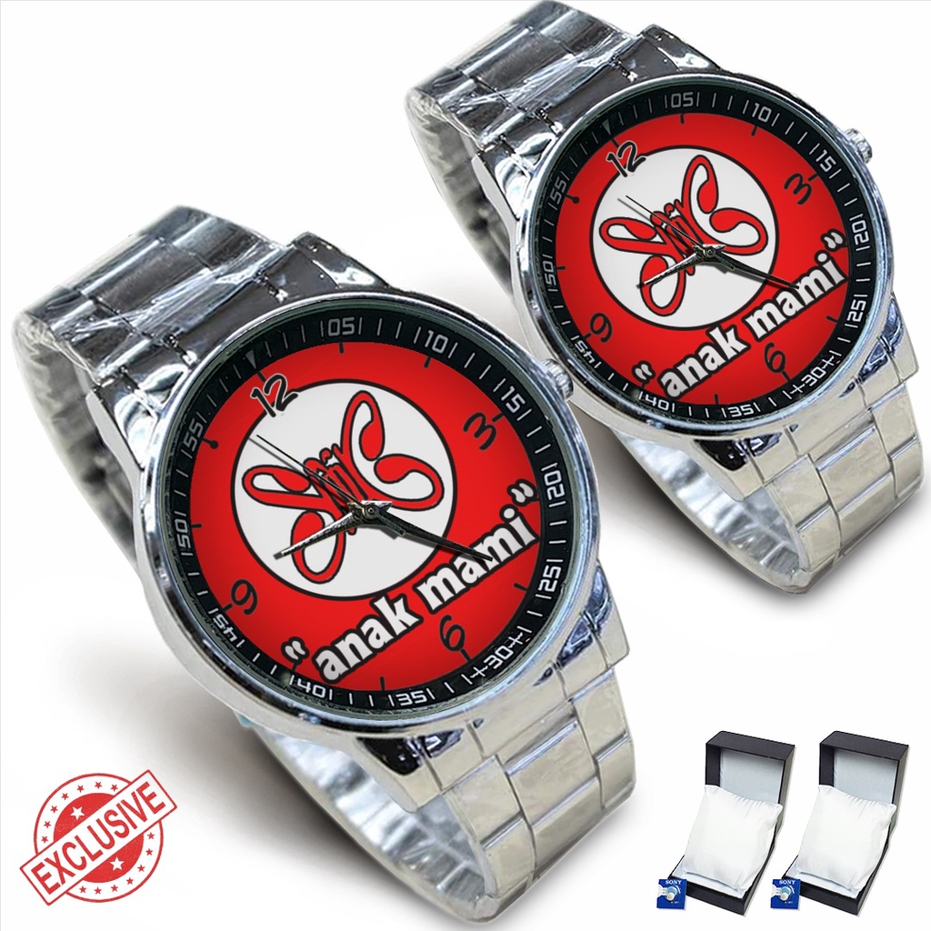 Jam Tangan Rantai Couple SLANK Motif 23